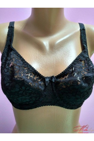 Бюстгальтер Anfen 3-419 D тонкая чашка в черном цвете